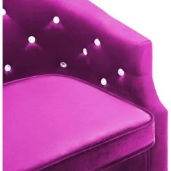 Fauteuil Velours Violet VidaXL 11 Fauteuil Velours Violet VidaXL -Pas Cher Fauteuil Magasin 11031339 5