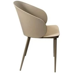 THE HOME DECO FACTORY Fauteuil Alison - Taupe -Pas Cher Fauteuil Magasin 11776537 3