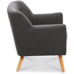 IDMARKET Fauteuil Scandinave LIV En Tissu Gris Anthracite - Gris 10 IDMARKET Fauteuil Scandinave LIV En Tissu Gris Anthracite - Gris -Pas Cher Fauteuil Magasin 12272993 4