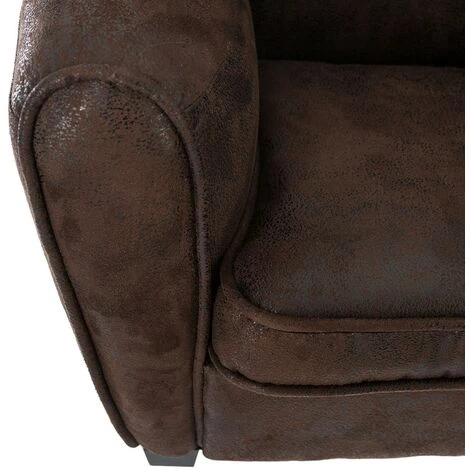 ATMOSPHERA, CRÉATEUR D'INTÉRIEUR Fauteuil Club Marron Pour Enfant - Marron 4 ATMOSPHERA, CRÉATEUR D'INTÉRIEUR Fauteuil Club Marron Pour Enfant - Marron – Image 2