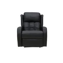 MILIBOO Fauteuil Relax électrique Massant GALLER - Noir - Noir