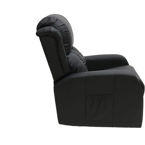 MILIBOO Fauteuil Relax électrique Massant GALLER - Noir - Noir 5 MILIBOO Fauteuil Relax électrique Massant GALLER - Noir - Noir – Image 3