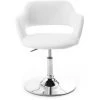 MILIBOO Fauteuil Design JESSY - Blanc - Blanc -Pas Cher Fauteuil Magasin 13150900 1