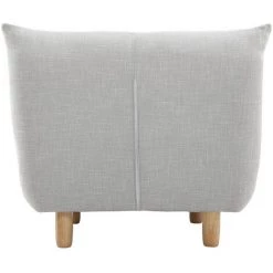 MILIBOO Fauteuil Scandinave En Tissu Chêne YUMI - Gris Perle - Gris Perle 8 MILIBOO Fauteuil Scandinave En Tissu Chêne YUMI - Gris Perle - Gris Perle -Pas Cher Fauteuil Magasin 13151351 3