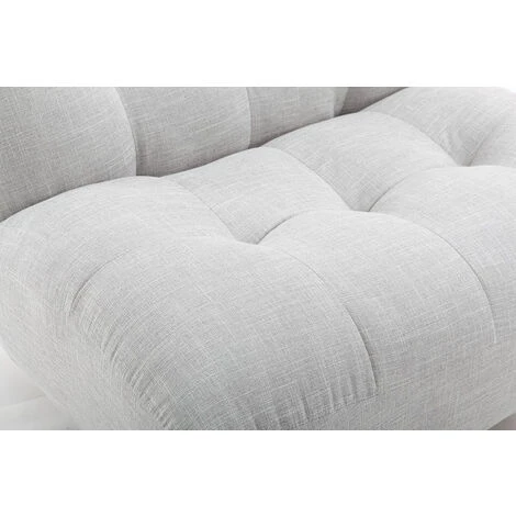 MILIBOO Fauteuil Scandinave En Tissu Chêne YUMI - Gris Perle - Gris Perle 6 MILIBOO Fauteuil Scandinave En Tissu Chêne YUMI - Gris Perle - Gris Perle – Image 4