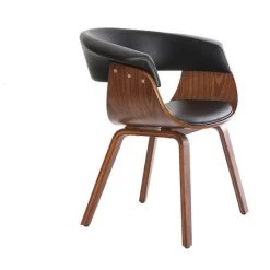 MILIBOO Fauteuil Scandinave Bois OKTAV - Noyer / Noir - Noyer / Noir 9 MILIBOO Fauteuil Scandinave Bois OKTAV - Noyer / Noir - Noyer / Noir -Pas Cher Fauteuil Magasin 13151464 3