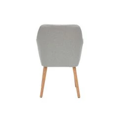 MILIBOO Fauteuil Scandinave Pieds Chêne ALEYNA - Gris Clair - Gris Clair 10 MILIBOO Fauteuil Scandinave Pieds Chêne ALEYNA - Gris Clair - Gris Clair -Pas Cher Fauteuil Magasin 13160065 4
