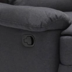 LE ROI DU RELAX Fauteuil à Bascule Inclinable Avec Repose-pieds En Tissu Relax Sofia | Couleur: Noir -Pas Cher Fauteuil Magasin 13220041 5