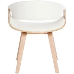 MILIBOO Fauteuil Scandinave Bois ARAMIS - Bois Clair / Blanc - Bois Clair / Blanc 9 MILIBOO Fauteuil Scandinave Bois ARAMIS - Bois Clair / Blanc - Bois Clair / Blanc -Pas Cher Fauteuil Magasin 13257176 3