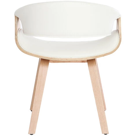 MILIBOO Fauteuil Scandinave Bois ARAMIS - Bois Clair / Blanc - Bois Clair / Blanc 5 MILIBOO Fauteuil Scandinave Bois ARAMIS - Bois Clair / Blanc - Bois Clair / Blanc – Image 3
