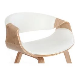 MILIBOO Fauteuil Scandinave Bois ARAMIS - Bois Clair / Blanc - Bois Clair / Blanc 10 MILIBOO Fauteuil Scandinave Bois ARAMIS - Bois Clair / Blanc - Bois Clair / Blanc -Pas Cher Fauteuil Magasin 13257176 4