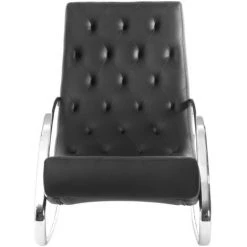 MILIBOO Rocking Chair Design CHESTY - Noir - Noir