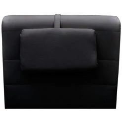 VIDAXL Chaise Longue Avec Oreiller Cuir Synthétique Noir - 240709 - Noir 9 VIDAXL Chaise Longue Avec Oreiller Cuir Synthétique Noir - 240709 - Noir -Pas Cher Fauteuil Magasin 14075732 3