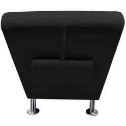 VIDAXL Chaise Longue Avec Oreiller Cuir Synthétique Noir - 240709 - Noir 10 VIDAXL Chaise Longue Avec Oreiller Cuir Synthétique Noir - 240709 - Noir -Pas Cher Fauteuil Magasin 14075732 4