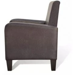 VIDAXL Fauteuil Cuir Artificiel Marron - 241108 - Brun -Pas Cher Fauteuil Magasin 14075830 4