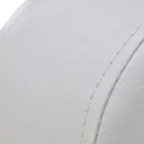 VIDAXL Fauteuil Cuir Synthétique Blanc - 241110 - Blanc 5 VIDAXL Fauteuil Cuir Synthétique Blanc - 241110 - Blanc – Image 3