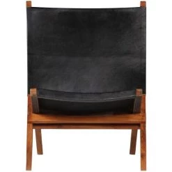 VIDAXL Chaise De Relaxation Cuir Véritable 59 X 72 X 79 Cm Noir - Fauteuils - Chaises Pliantes Et Tabourets Pliants - Noir - Noir 8 VIDAXL Chaise De Relaxation Cuir Véritable 59 X 72 X 79 Cm Noir - Fauteuils - Chaises Pliantes Et Tabourets Pliants - Noir - Noir -Pas Cher Fauteuil Magasin 14077925 2