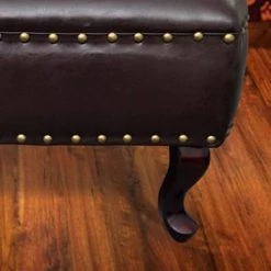 VIDAXL Chaise Longue Cuir Artificiel Marron Foncé - Brun -Pas Cher Fauteuil Magasin 14079943 4