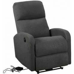 HAPPY GARDEN Fauteuil électrique Inclinable RELAX Gris Anthracite - Gris