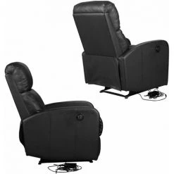 HAPPY GARDEN Fauteuil électrique Inclinable RELAX Noir - Noir -Pas Cher Fauteuil Magasin 14080243 3