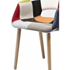 MEUBLETMOI Lot 2 Fauteuils Patchwork & Déco - COSY - Multicolore 8 MEUBLETMOI Lot 2 Fauteuils Patchwork & Déco - COSY - Multicolore -Pas Cher Fauteuil Magasin 14160731 3