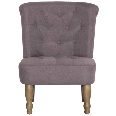 HELLOSHOP26 Fauteuil Chaise Siège Lounge Design Club Sofa Salon S Françaises 2 Pcs Taupe Tissu - Taupe 5 HELLOSHOP26 Fauteuil Chaise Siège Lounge Design Club Sofa Salon S Françaises 2 Pcs Taupe Tissu - Taupe â Image 3