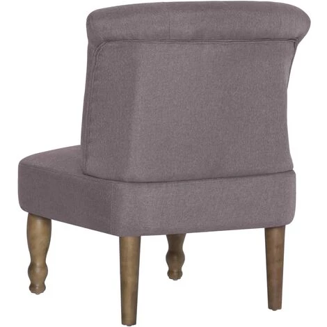 HELLOSHOP26 Fauteuil Chaise Siège Lounge Design Club Sofa Salon S Françaises 2 Pcs Taupe Tissu - Taupe 7 HELLOSHOP26 Fauteuil Chaise Siège Lounge Design Club Sofa Salon S Françaises 2 Pcs Taupe Tissu - Taupe â Image 5