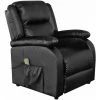 HELLOSHOP26 Fauteuil De Massage Confort Relaxant Massant Détente électrique Cuir Synthétique Réglable Noir - Noir 2 HELLOSHOP26 Fauteuil De Massage Confort Relaxant Massant Détente électrique Cuir Synthétique Réglable Noir - Noir -Pas Cher Fauteuil Magasin 14372153 1