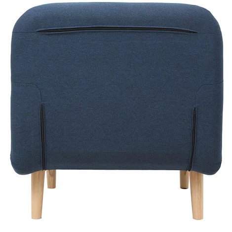 MILIBOO Fauteuil Scandinave Convertible Tissu AMIKO - Bleu Foncé - Bleu Foncé 6 MILIBOO Fauteuil Scandinave Convertible Tissu AMIKO - Bleu Foncé - Bleu Foncé – Image 4
