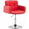 CLP Fauteuil Lounge Los Angeles Similicuir Rouge
