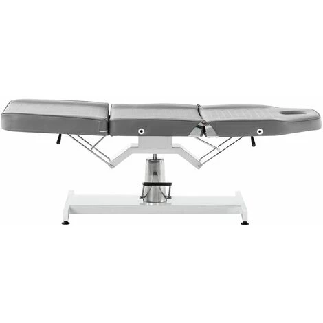 CLP Fauteuil Lit Professionnel De Massage Hydraulique V2 Gris 5 CLP Fauteuil Lit Professionnel De Massage Hydraulique V2 Gris – Image 3