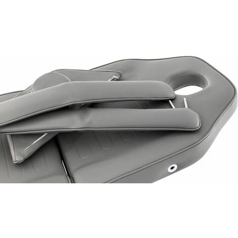 CLP Fauteuil Lit Professionnel De Massage Hydraulique V2 Gris 7 CLP Fauteuil Lit Professionnel De Massage Hydraulique V2 Gris – Image 5