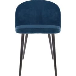 ATMOSPHERA Fauteuil En Velours Moderne Nael - H. 75,5 Cm - 53 X 54,5 X 75,5 - Bleu Clair 6 ATMOSPHERA Fauteuil En Velours Moderne Nael - H. 75,5 Cm - 53 X 54,5 X 75,5 - Bleu Clair -Pas Cher Fauteuil Magasin 14799617 2