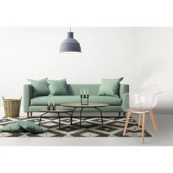 THE HOME DECO FACTORY Fauteuil Scandinave - H.86 Cm - 63 X 58 X 86 - Transparent -Pas Cher Fauteuil Magasin 14799951 5