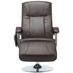 Fauteuil De Massage Similicuir Marron VidaXL -Pas Cher Fauteuil Magasin 14858996 4
