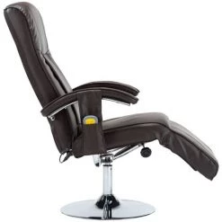 Fauteuil De Massage Similicuir Marron VidaXL -Pas Cher Fauteuil Magasin 14858996 5