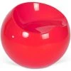 PRIVATEFLOOR Fauteuil Circle Chair Rouge - ABS, Plastique - Rouge -Pas Cher Fauteuil Magasin 15020571 1