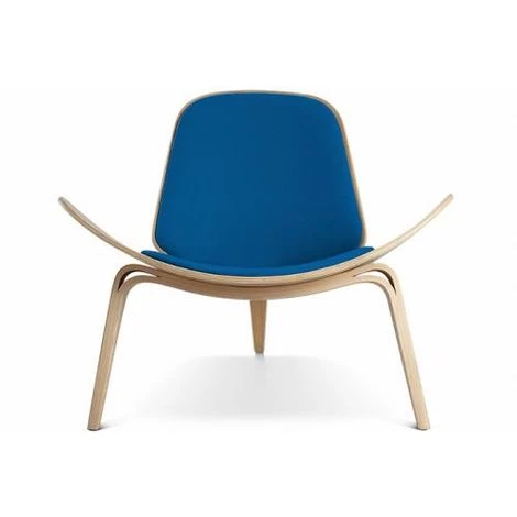 PRIVATEFLOOR Fauteuil CW07 Design Boho Bali - Cachemire Bleu Foncé - Chêne Massif, Cachemire, Tissu, Bois - Bleu Foncé 3 PRIVATEFLOOR Fauteuil CW07 Design Boho Bali - Cachemire Bleu Foncé - Chêne Massif, Cachemire, Tissu, Bois - Bleu Foncé