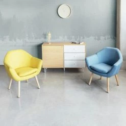 Mc Haus - Fauteuil Nordique Pour Salon Ou Chambre A Coucher Couleur Bleue 11 Mc Haus - Fauteuil Nordique Pour Salon Ou Chambre A Coucher Couleur Bleue -Pas Cher Fauteuil Magasin 15085864 5