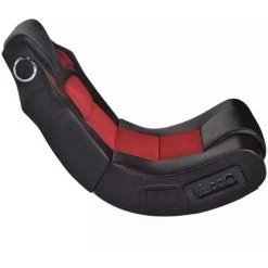 VidaXL Fauteuil A Bascule Enceinte En Cuir Synthetique Noir Rouge 9 VidaXL Fauteuil A Bascule Enceinte En Cuir Synthetique Noir Rouge -Pas Cher Fauteuil Magasin 15354759 3