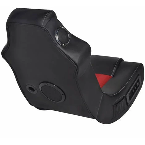 VidaXL Fauteuil A Bascule Enceinte En Cuir Synthetique Noir Rouge 6 VidaXL Fauteuil A Bascule Enceinte En Cuir Synthetique Noir Rouge – Image 4