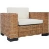 VidaXL Fauteuil Avec Coussins Rotin Naturel -Pas Cher Fauteuil Magasin 15354783 1