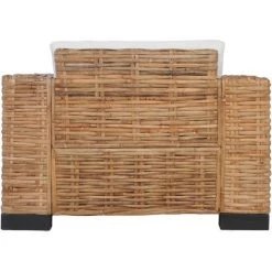 VidaXL Fauteuil Avec Coussins Rotin Naturel -Pas Cher Fauteuil Magasin 15354783 3