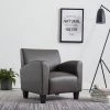 VidaXL Chaise Gris Similicuir -Pas Cher Fauteuil Magasin 15354822 1