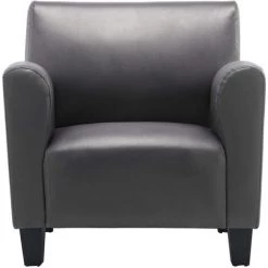 VidaXL Chaise Gris Similicuir 10 VidaXL Chaise Gris Similicuir -Pas Cher Fauteuil Magasin 15354822 4