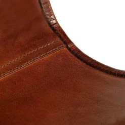 VidaXL Chaise Forme De Papillon Cuir Veritable Marron Taille D'enfant -Pas Cher Fauteuil Magasin 15386278 4