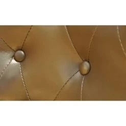 VidaXL Fauteuil Cabriolet Avec Repose-pied Cuir Synthetique Dore 9 VidaXL Fauteuil Cabriolet Avec Repose-pied Cuir Synthetique Dore -Pas Cher Fauteuil Magasin 15386622 3