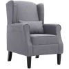 VidaXL Fauteuil Gris Fonce Tissu 2 VidaXL Fauteuil Gris Fonce Tissu -Pas Cher Fauteuil Magasin 15386710 1