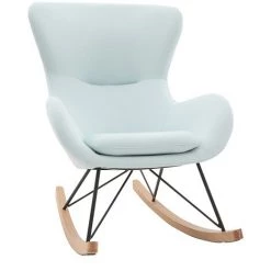 MILIBOO Rocking Chair Design Velours ESKUA - Vert Menthe - Vert Menthe 9 MILIBOO Rocking Chair Design Velours ESKUA - Vert Menthe - Vert Menthe -Pas Cher Fauteuil Magasin 15542436 3