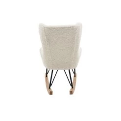 MILIBOO Rocking Chair Enfant Tissu Effet Laine Bouclée SHAUN - Blanc Cassé 10 MILIBOO Rocking Chair Enfant Tissu Effet Laine Bouclée SHAUN - Blanc Cassé -Pas Cher Fauteuil Magasin 15542447 4